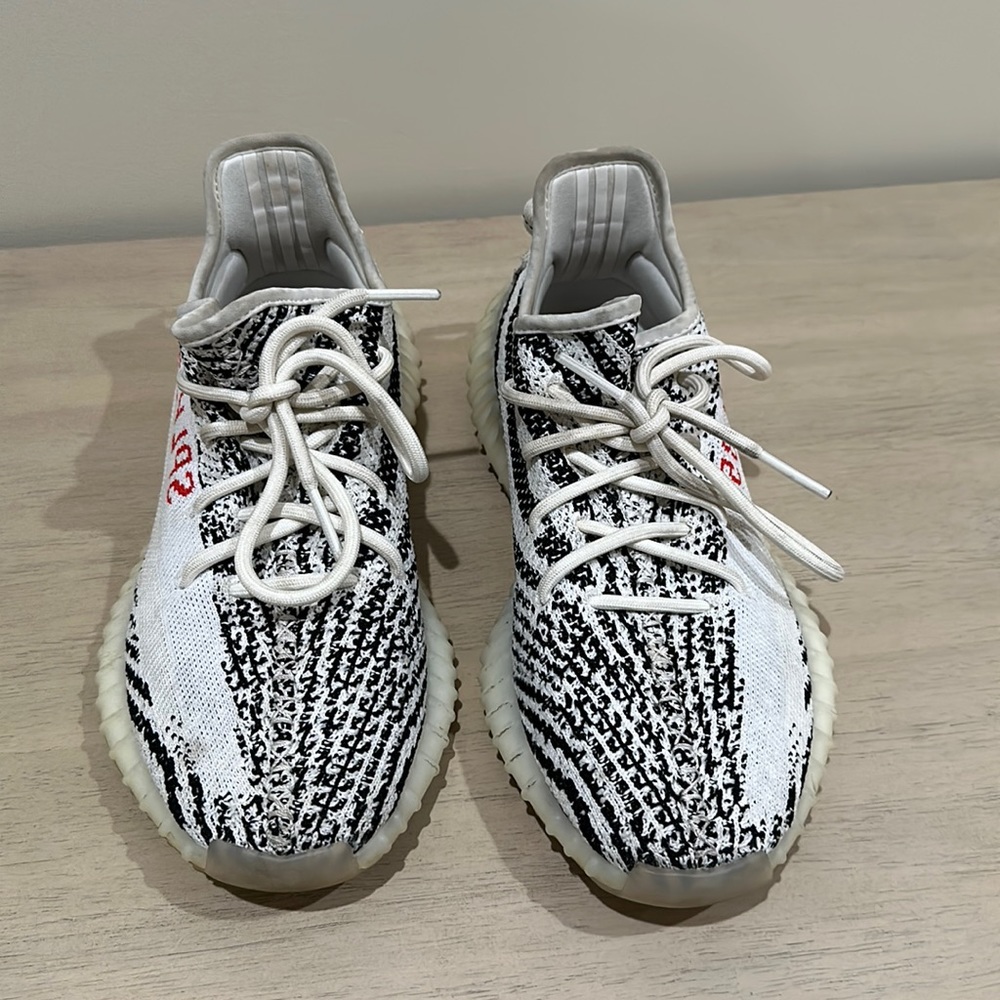 Authentic Zebra yeezys